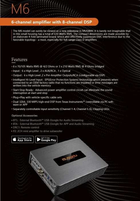 Amplificator MUSWAY M6 DSP [3]