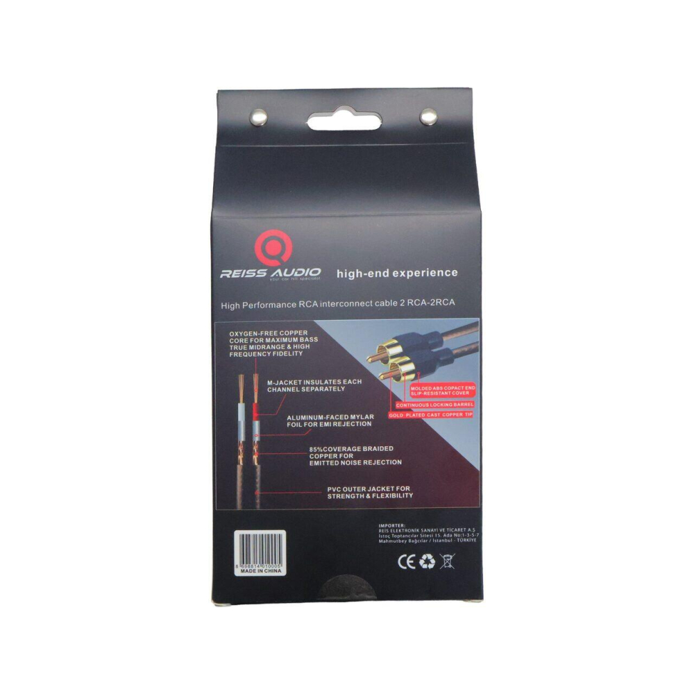 Cablu RCA stereo Reiss RS-GX5M 5m [2]
