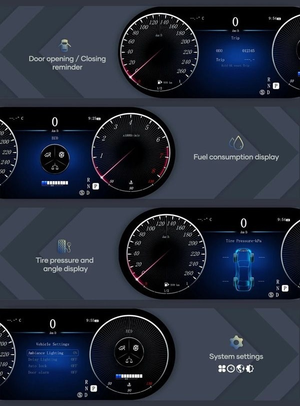 Ceasuri Digitale Mercedes GLA X 156 2013-2018 [3]