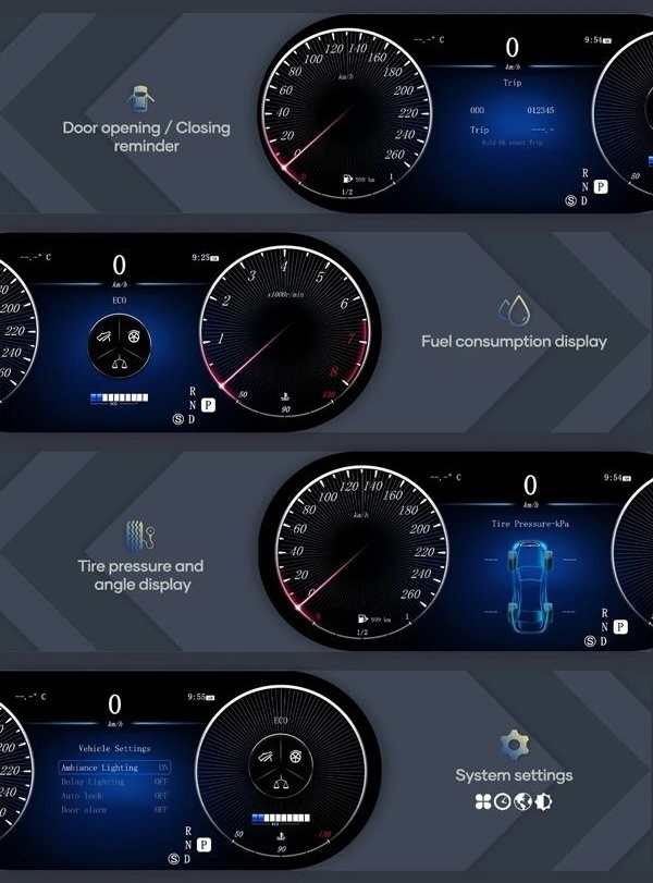 Ceasuri Digitale Mercedes GLC C253 X253 2015-2018 [3]