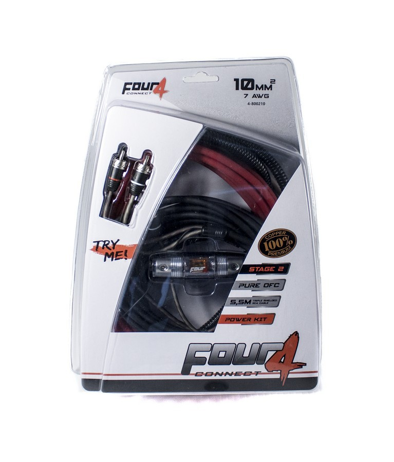 Kit de instalare amplificator Four STAGE2 10mm² [1]