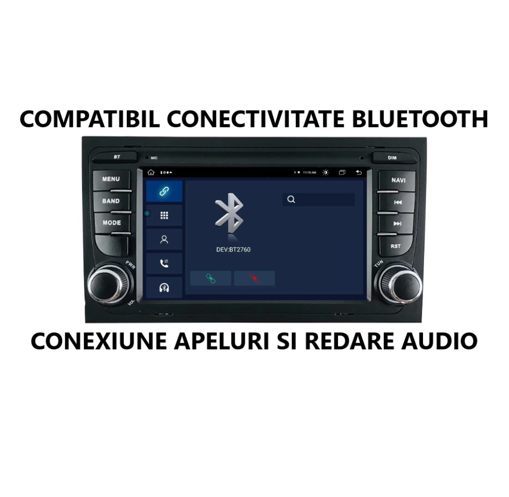 Navigatie Audi A4 B6 2000-2004 7 inch 1GB 16GB 4 Core [4]