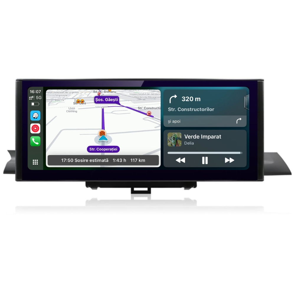 Navigatie Audi A4 B9 dupa 2015 12.3 inch 2K QLED 8GB 256GB 8 Core 4G [3]