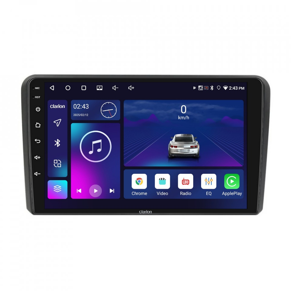 Navigatie CLARION Audi A3 2003-2011 9 inch 2GB 32GB 4 CORE [1]