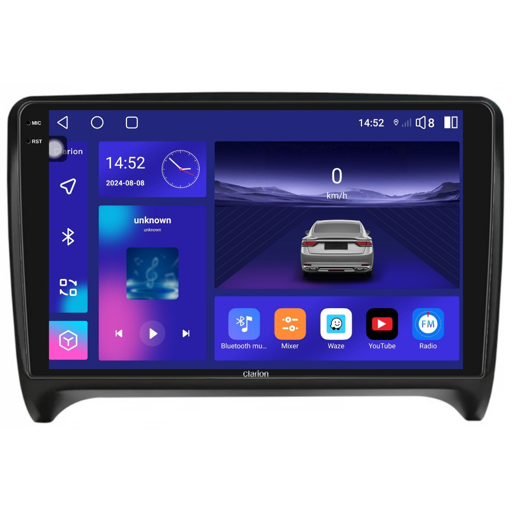 Navigatie CLARION Audi TT 2006-2014 2K 4GB 64GB 8 CORE [1]