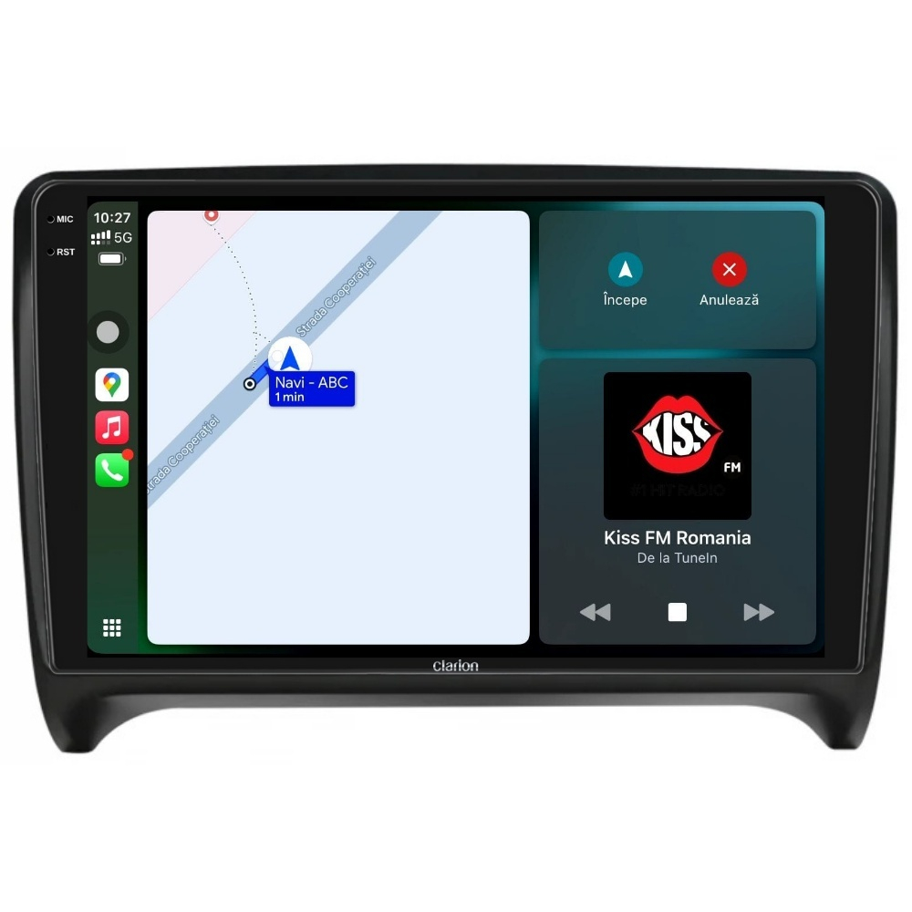 Navigatie CLARION Audi TT 2006-2014 2K 8GB 256GB 8 CORE [2]