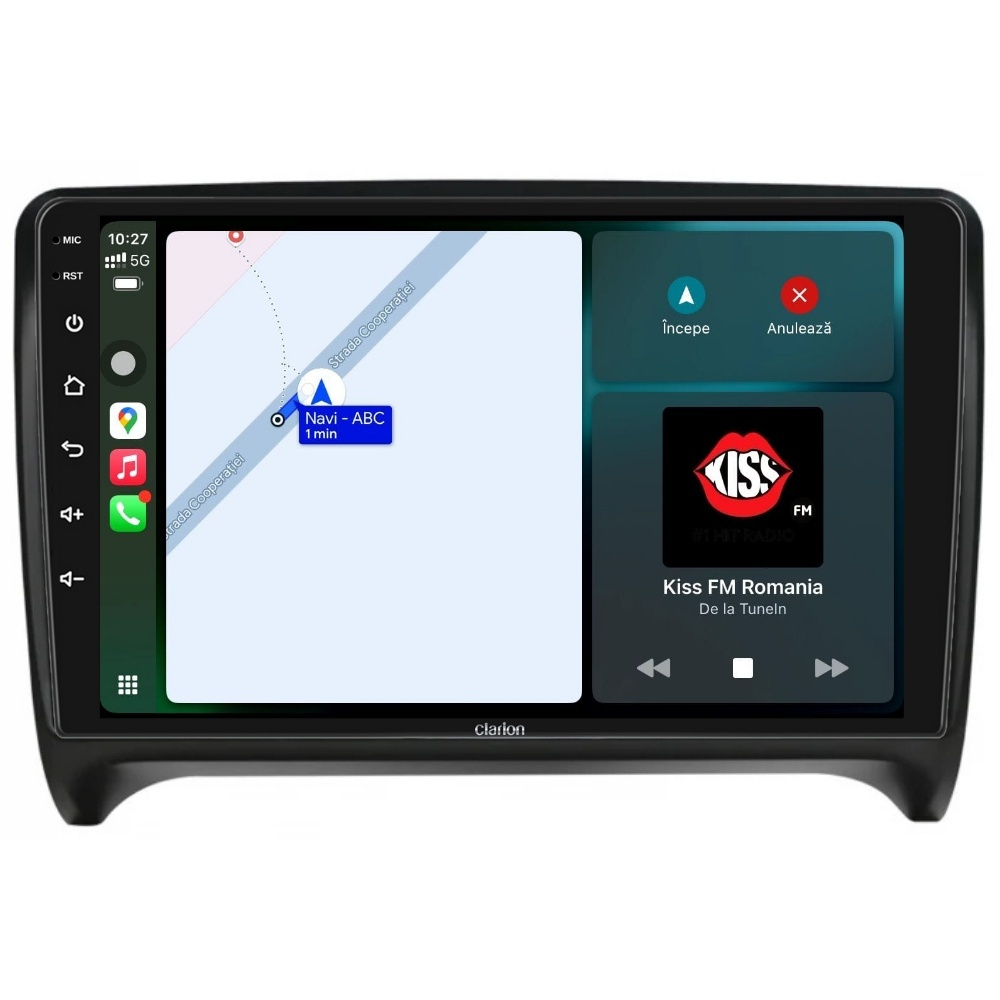 Navigatie CLARION Audi TT 2006-2014 9 inch 4GB 64GB 4 CORE [2]