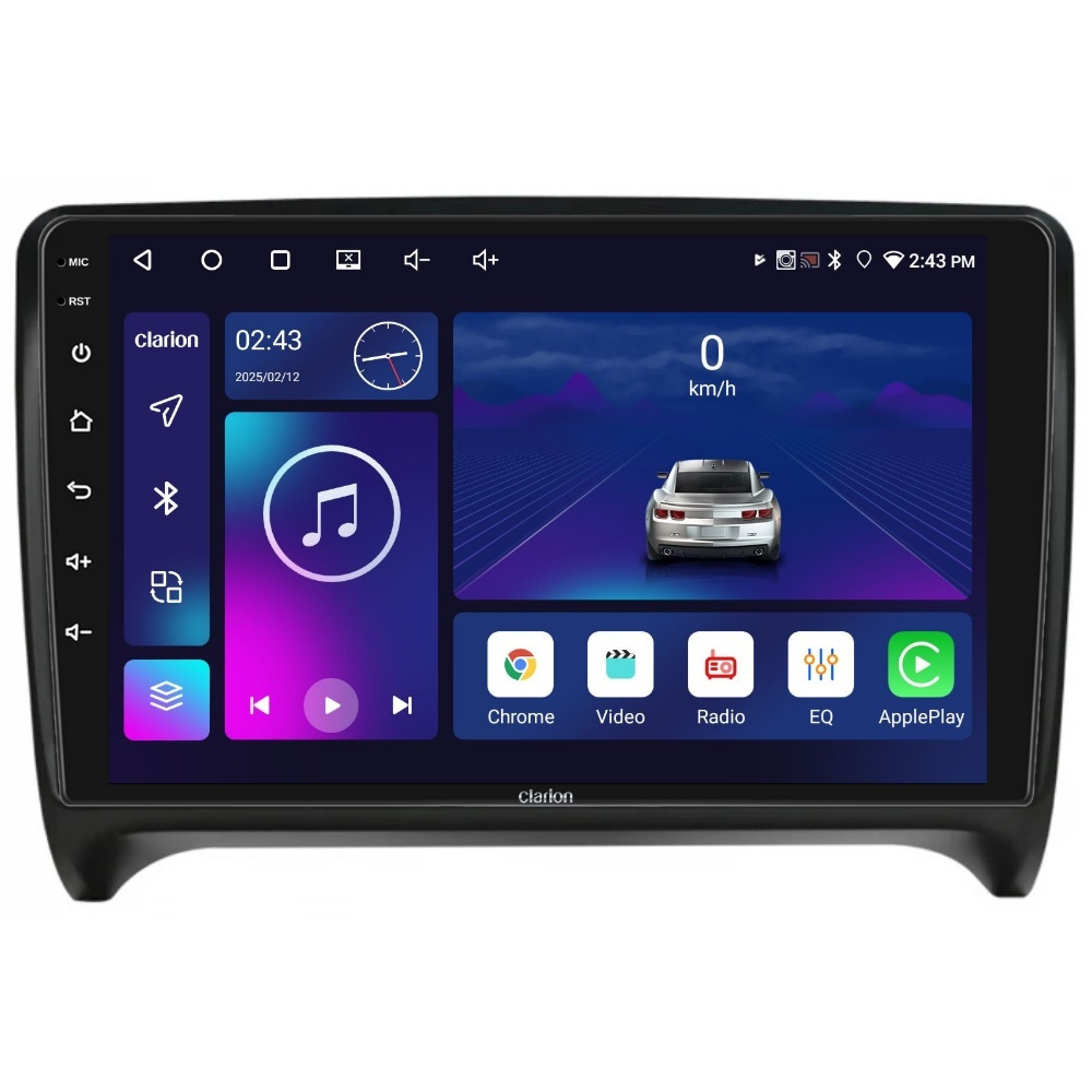 Navigatie CLARION Audi TT 2006-2014 9 inch 4GB 64GB 4 CORE [1]