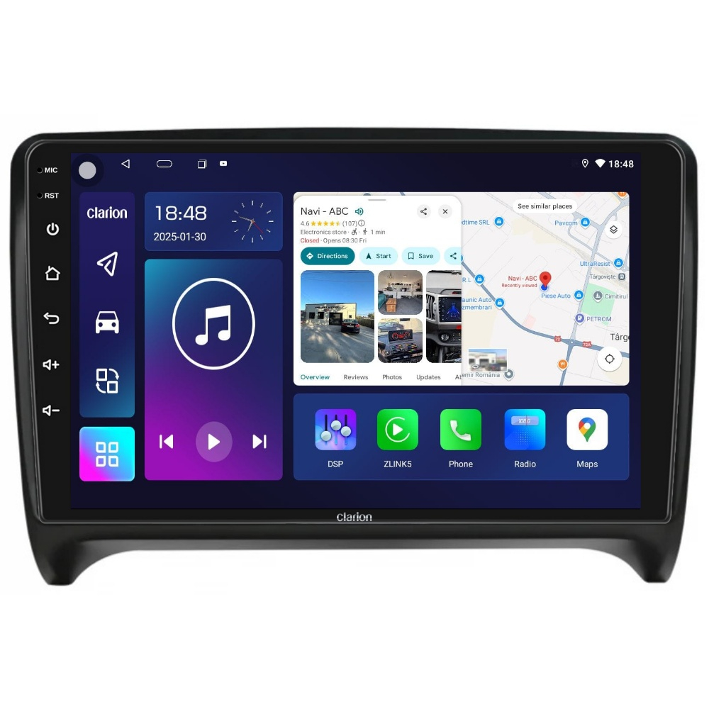 Navigatie CLARION Audi TT 2006-2014 9 inch 4GB 64GB 8 CORE [1]