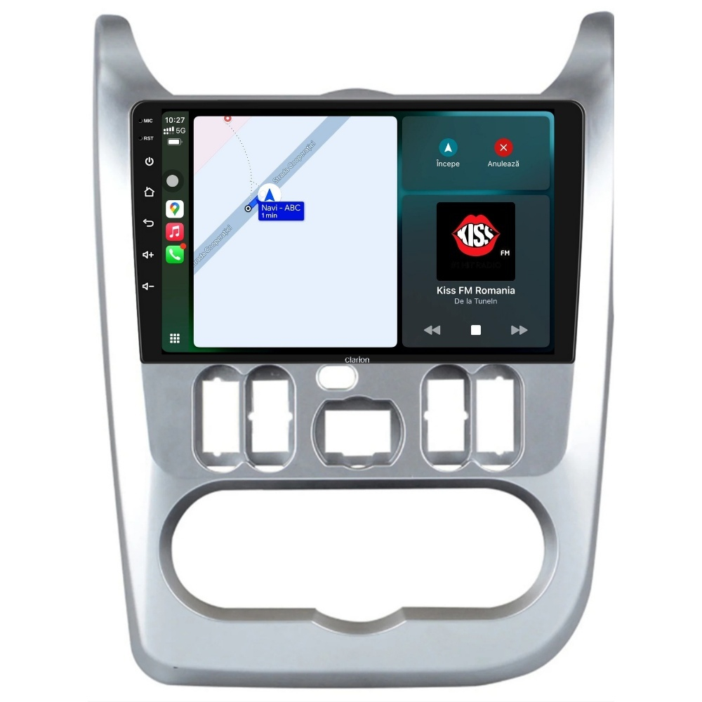 Navigatie CLARION Dacia Duster 1 2010-2018 9 inch 4GB 64GB 4 CORE [2]