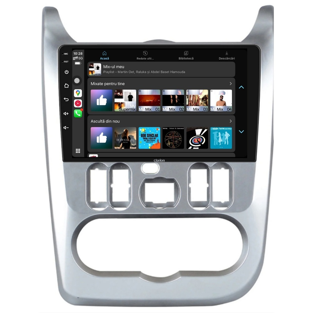 Navigatie CLARION Dacia Logan 1 2008-2012 9 inch 4GB 64GB 4 CORE [4]