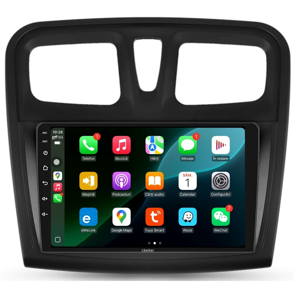 Navigatie CLARION Dacia Logan 2 2012-2020 9 inch 4GB 64GB 4 CORE [3]