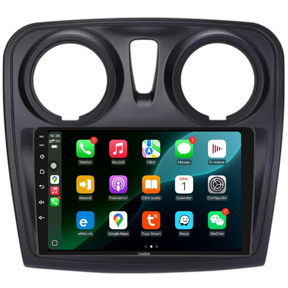 Navigatie CLARION Dacia Logan 2 2012-2020 9 inch 4GB 64GB 4 CORE [3]