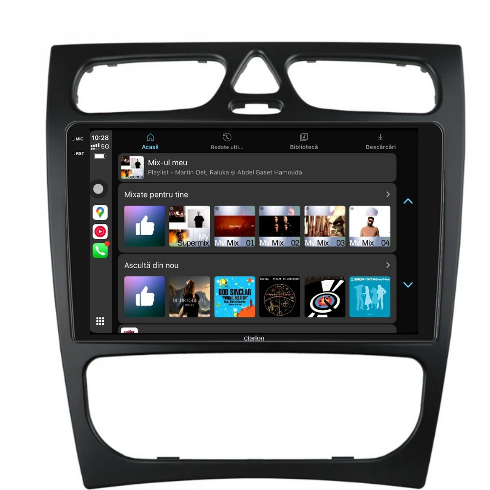 Navigatie CLARION Mercedes Benz C CLASS W203 2000-2004 2K 4GB 64GB 8 CORE [4]