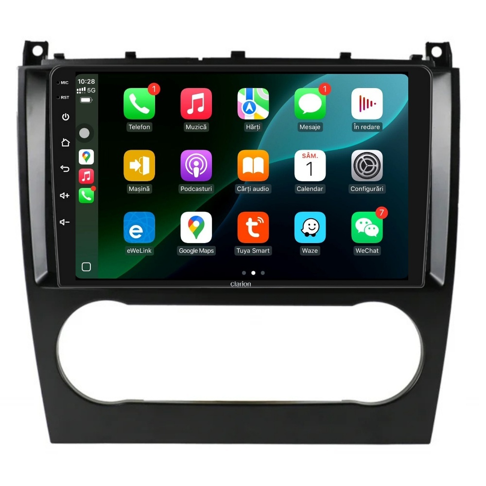 Navigatie CLARION Mercedes Benz C CLASS W203 2004-2007 9 inch 2GB 32GB 8 CORE [3]