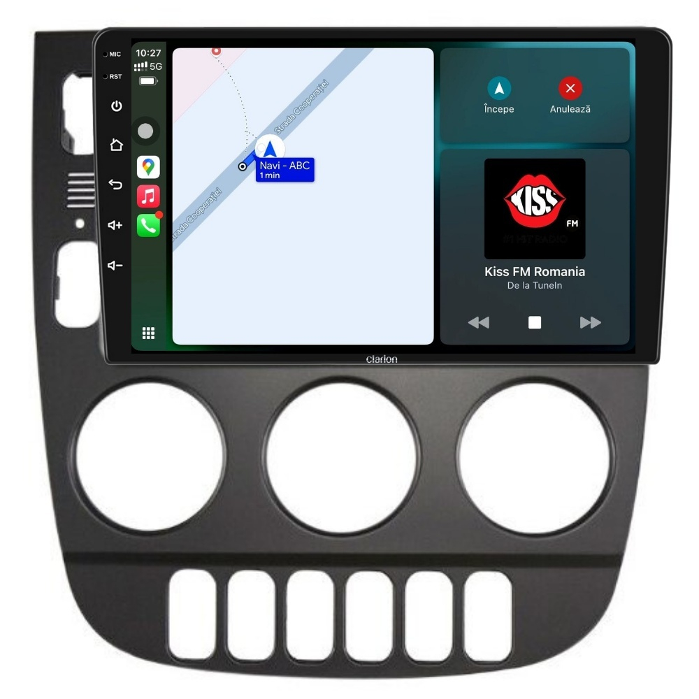 Navigatie CLARION Mercedes Benz ML W163 1997-2005 9 inch 4GB 64GB 4 CORE [2]