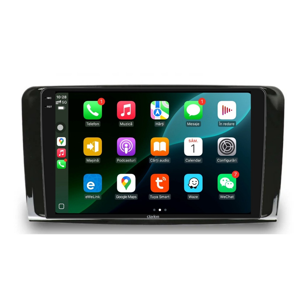 Navigatie CLARION Mercedes Benz ML W164 2005-2012 2K 4GB 64GB 8 CORE [3]