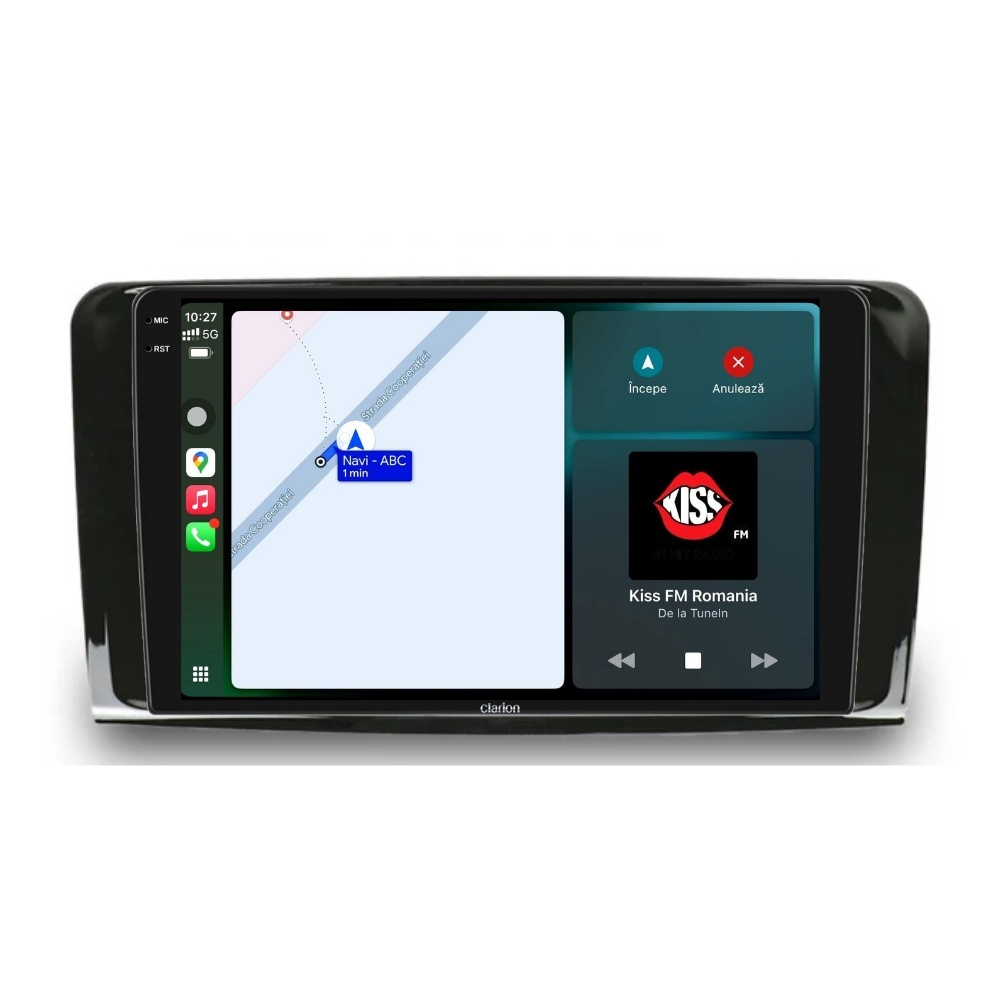 Navigatie CLARION Mercedes Benz ML W164 2005-2012 2K 8GB 256GB 8 CORE [2]