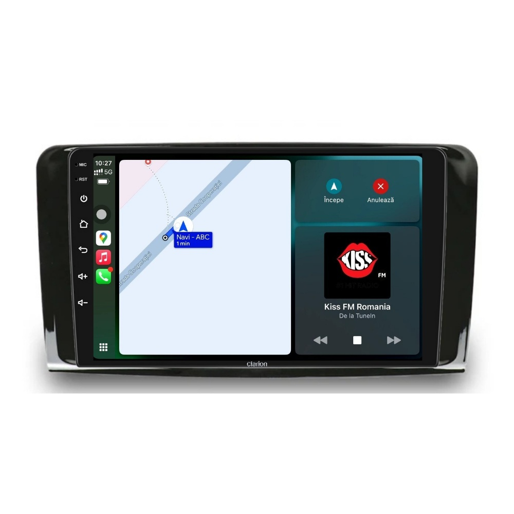 Navigatie CLARION Mercedes Benz ML W164 2005-2012 9 inch 2GB 32GB 8 CORE [2]