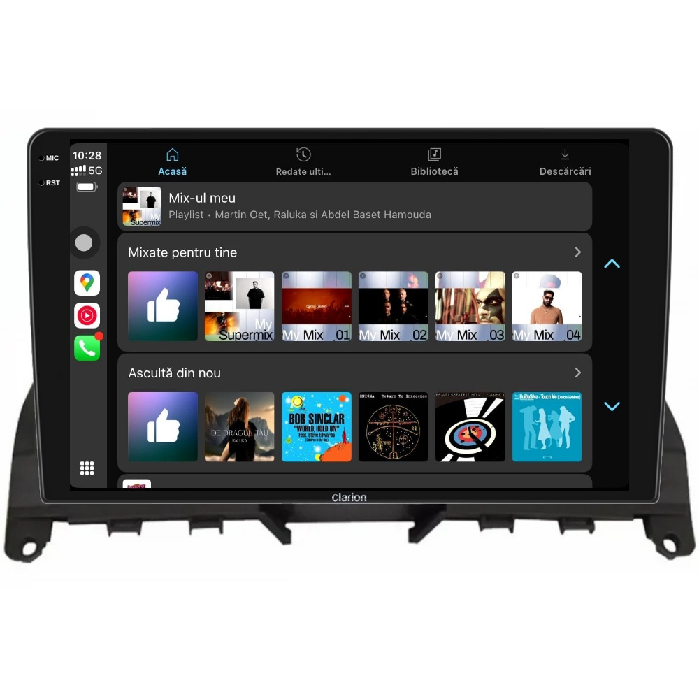 Navigatie CLARION Mercedes C Klass W204 2007-2014 2K 4GB 64GB 8 CORE [4]