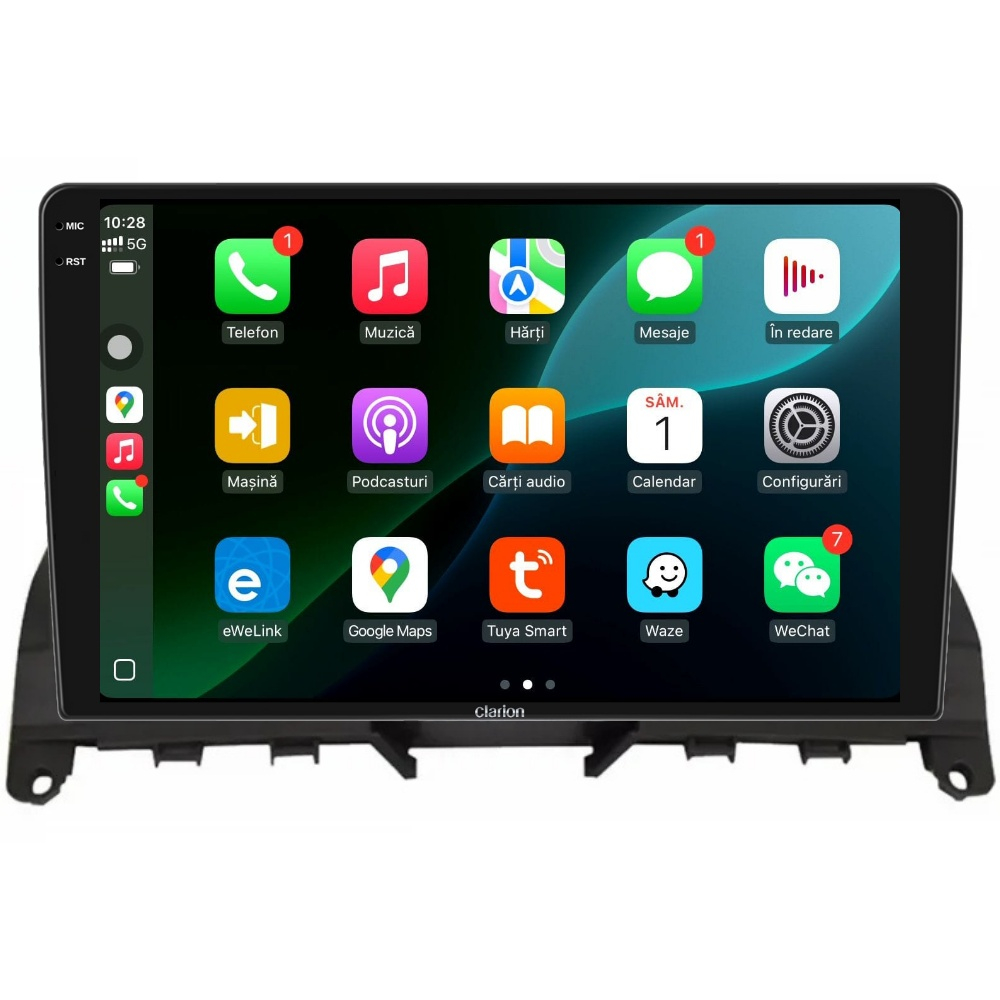 Navigatie CLARION Mercedes C Klass W204 2007-2014 2K 4GB 64GB 8 CORE [3]