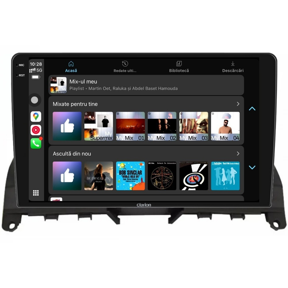 Navigatie CLARION Mercedes C Klass W204 2007-2014 2K 8GB 256GB 8 CORE [4]