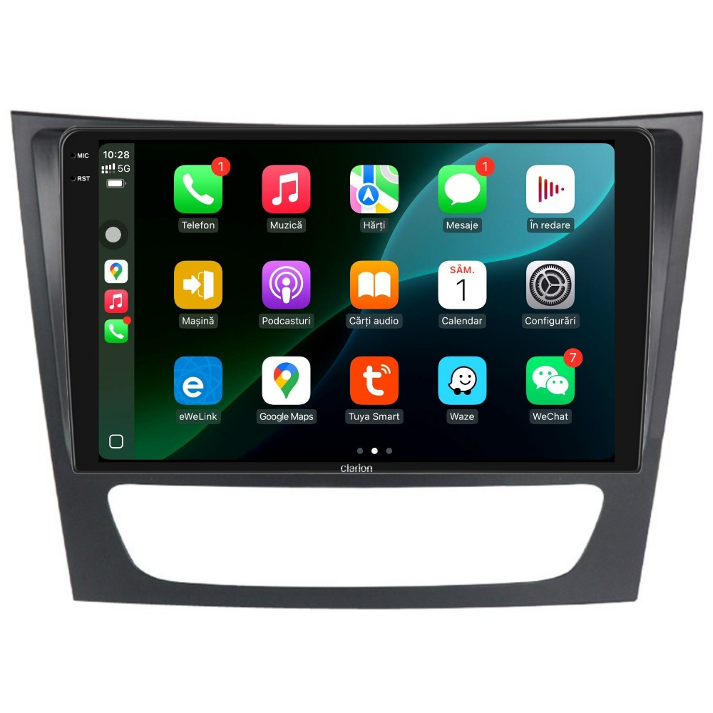 Navigatie CLARION Mercedes E CLASS W211 2002-2009 2K 4GB 64GB 8 CORE [3]