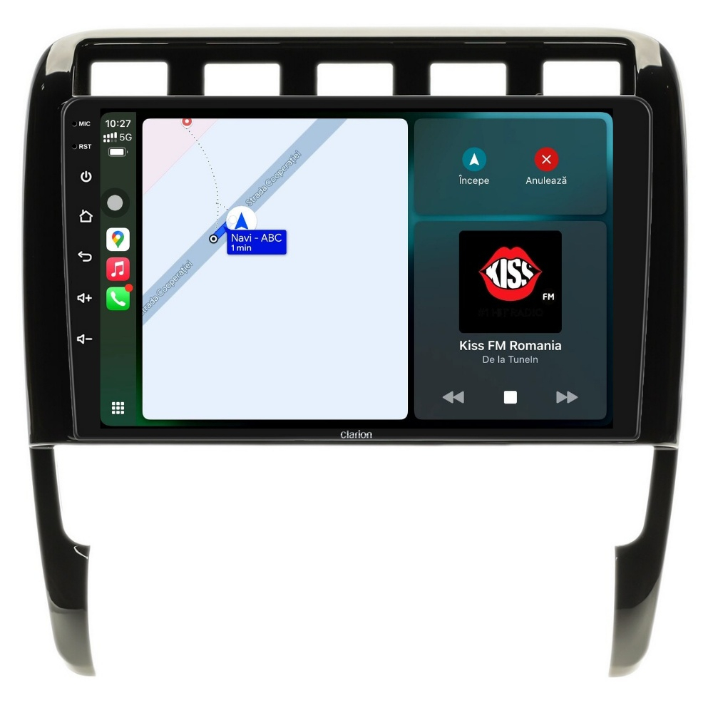 Navigatie CLARION Porsche Cayenne 2003-2010 9 inch 2GB 32GB 4 CORE [2]