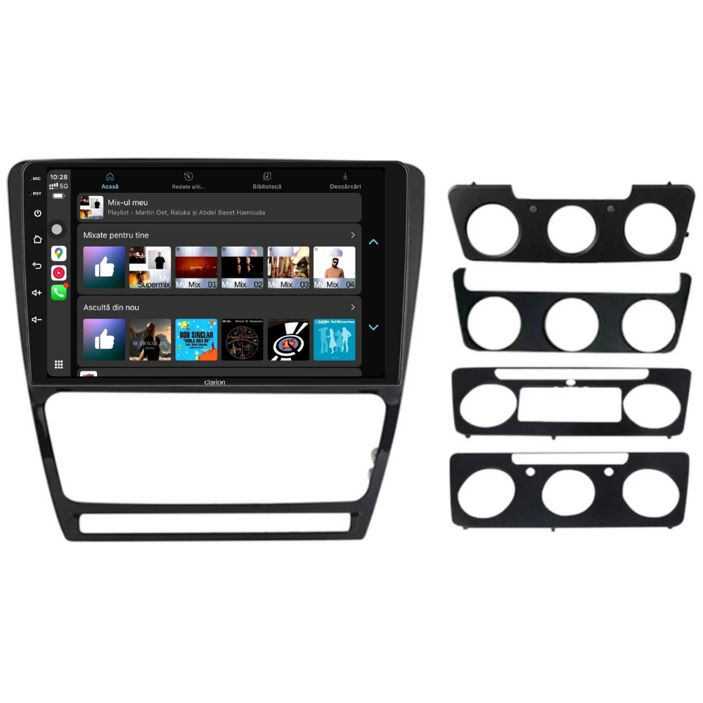 Navigatie CLARION Skoda Octavia 2 2004-2013 10 inch 2GB 32GB 8 CORE [4]