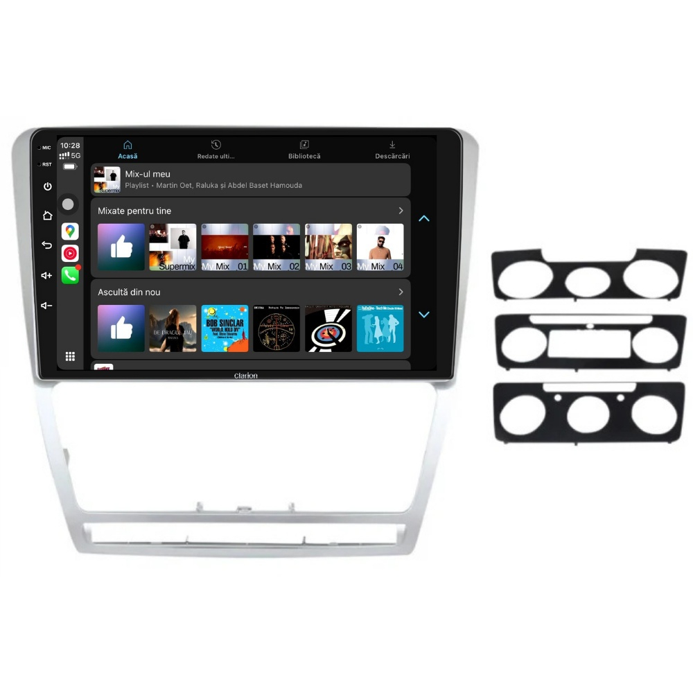 Navigatie CLARION Skoda Octavia 2 2004-2013 10 inch 4GB 64GB 8 CORE [4]