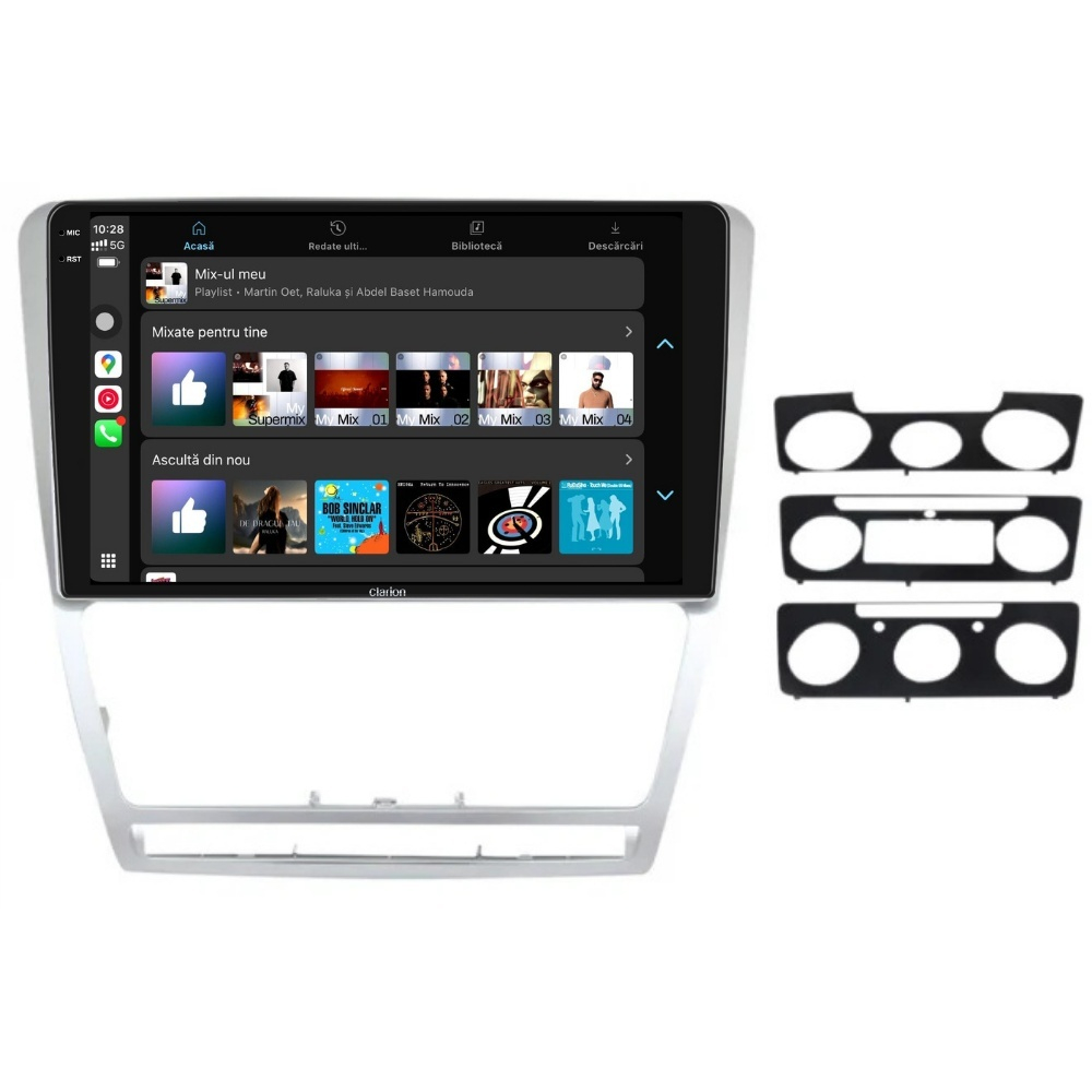 Navigatie CLARION Skoda Octavia 2 2004-2013 2K 8GB 256GB 8 CORE [4]