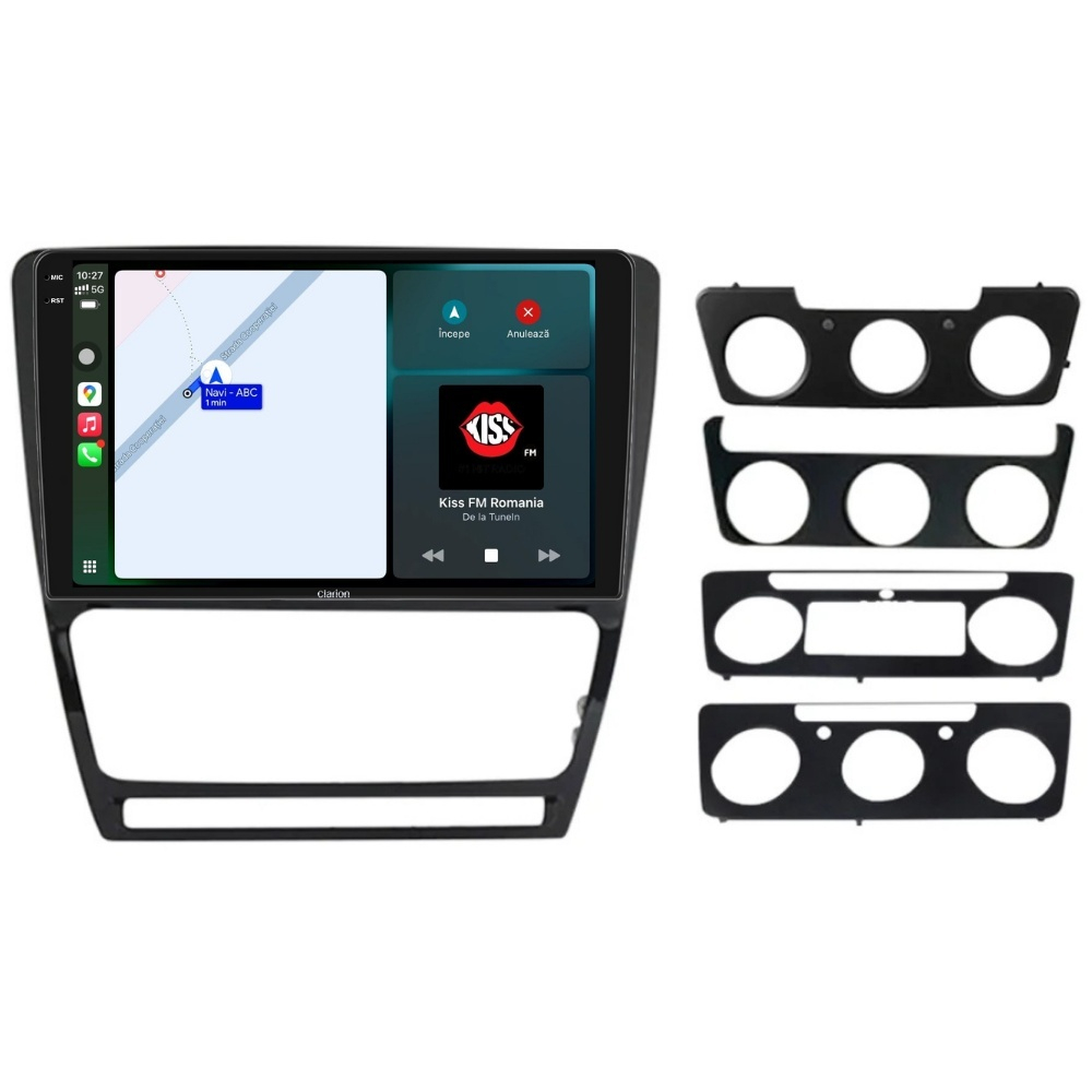 Navigatie CLARION Skoda Octavia 2 2004-2013 2K 8GB 256GB 8 CORE [2]