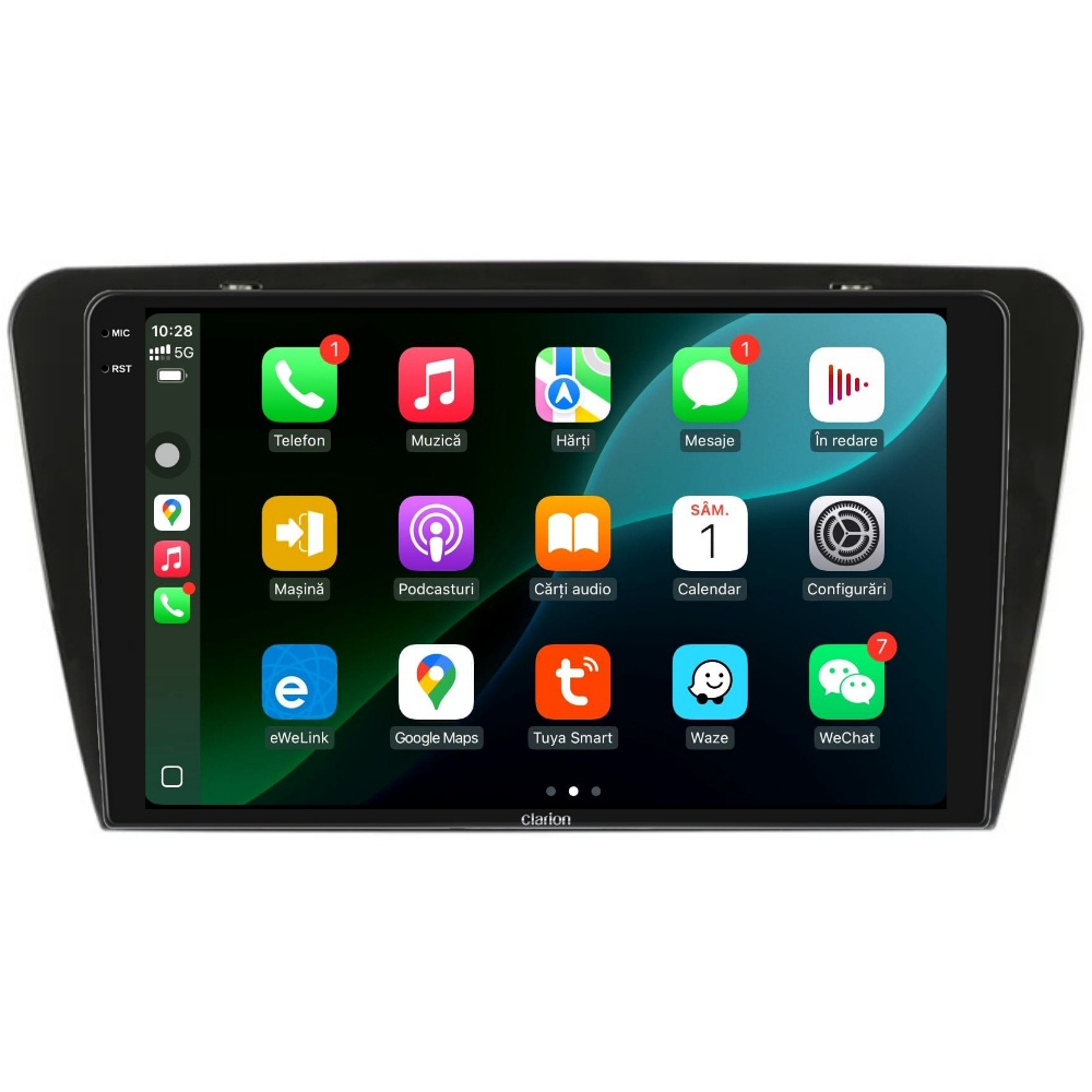 Navigatie CLARION Skoda Octavia 3 2013-2020 2K 4GB 64GB 8 CORE [3]