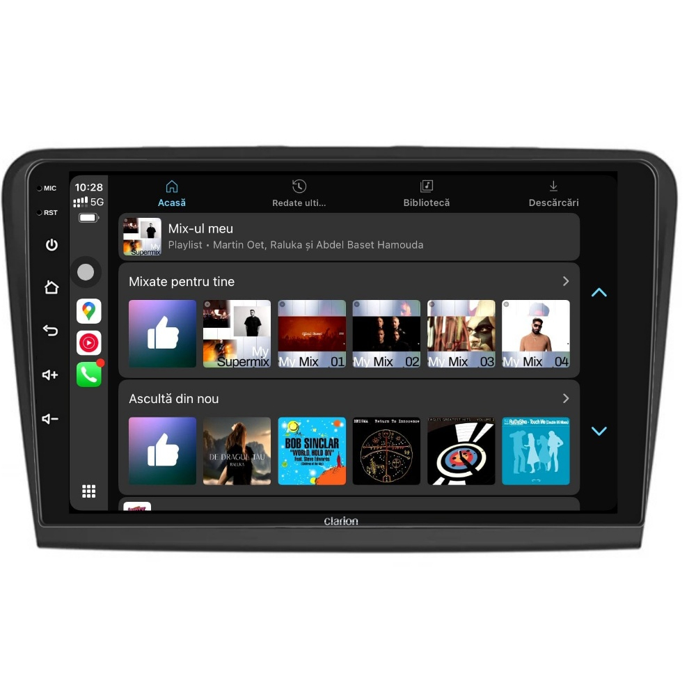 Navigatie CLARION Skoda Superb 2 2008-2015 10 inch 2GB 32GB 4 CORE [4]