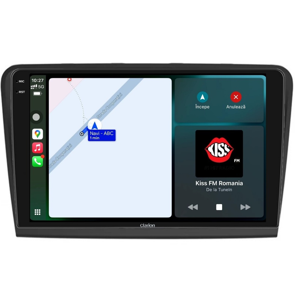 Navigatie CLARION Skoda Superb 2 2008-2015 2K 8GB 256GB 8 CORE [2]