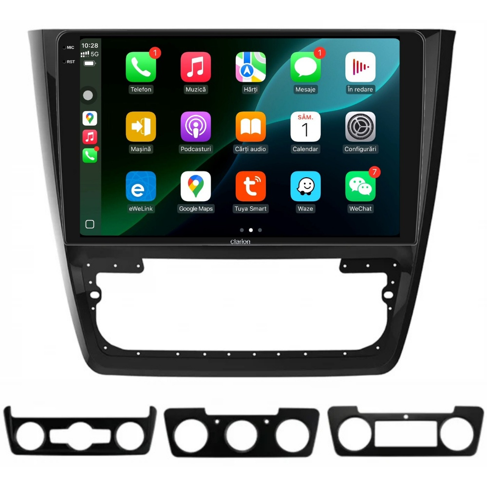 Navigatie CLARION Skoda Yeti 2009-2018 2K 4GB 64GB 8 CORE [3]