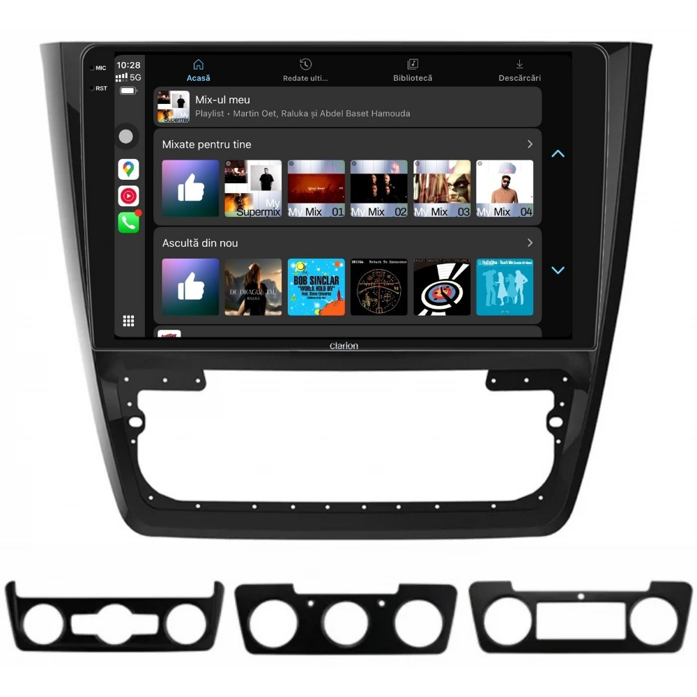 Navigatie CLARION Skoda Yeti 2009-2018 2K 8GB 256GB 8 CORE [4]