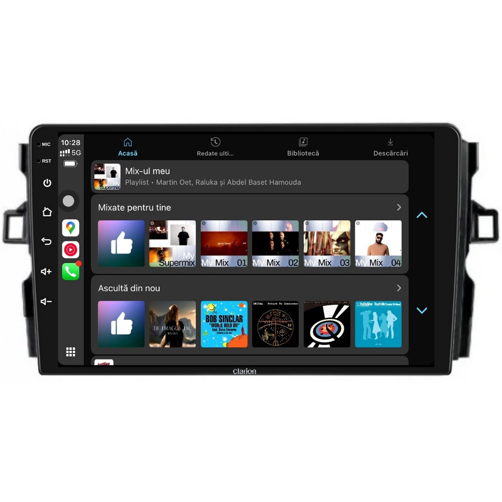 Navigatie CLARION Toyota Auris E15 2006-2012 9 inch 2GB 32GB 4 CORE [4]