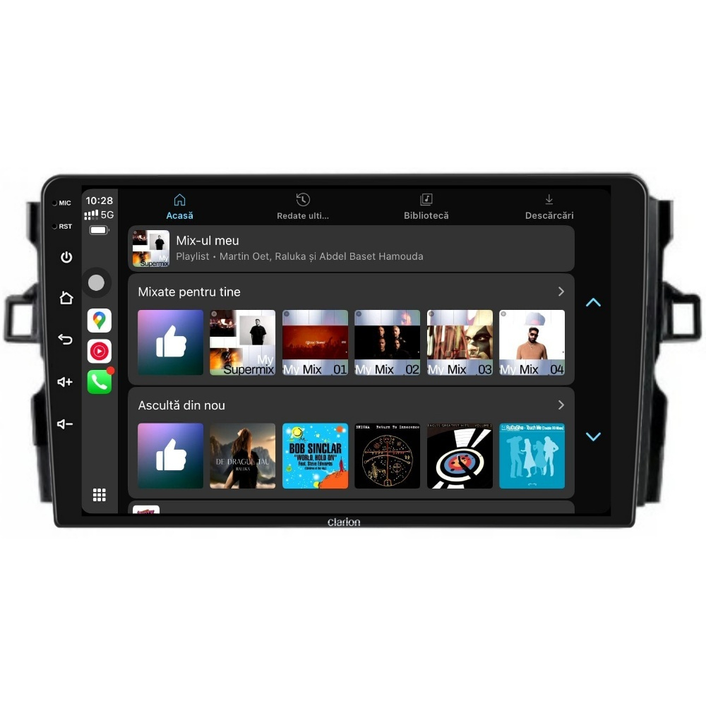 Navigatie CLARION Toyota Auris E15 2006-2012 9 inch 4GB 64GB 4 CORE [4]