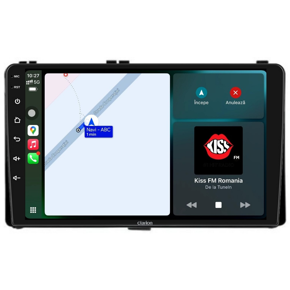 Navigatie CLARION Toyota Auris E18 2012-2019 10 inch 2GB 32GB 4 CORE [2]