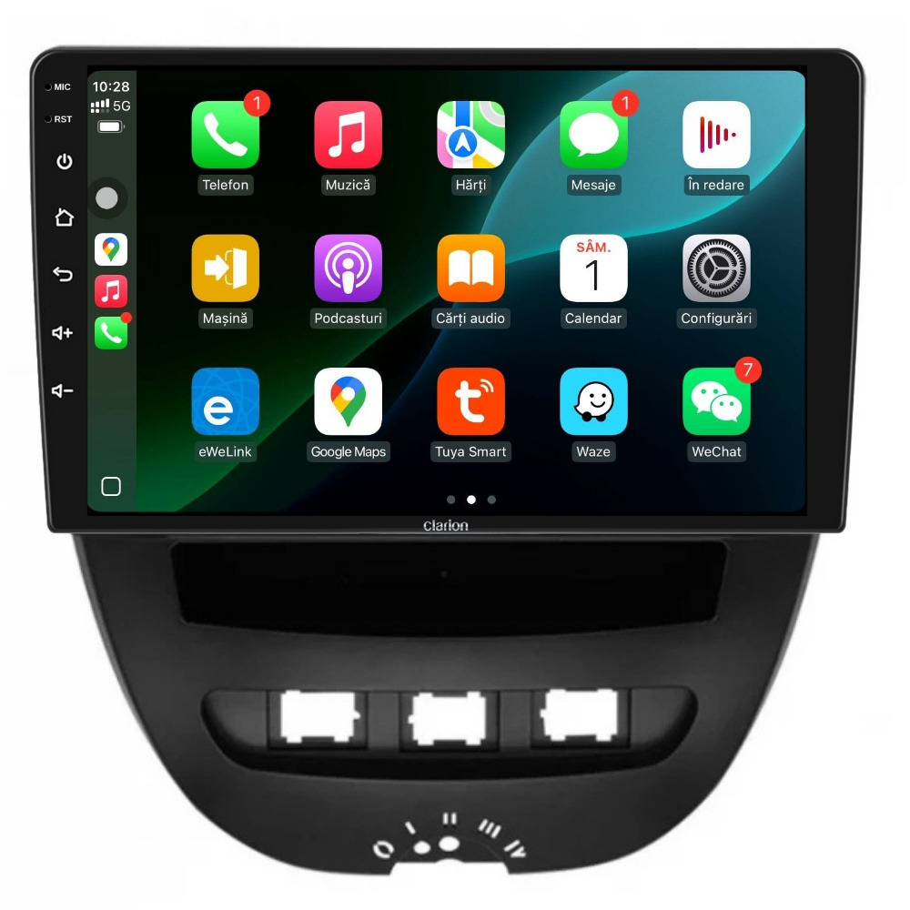 Navigatie CLARION Toyota Aygo 2005-2014 10 inch 4GB 64GB 8 CORE [3]