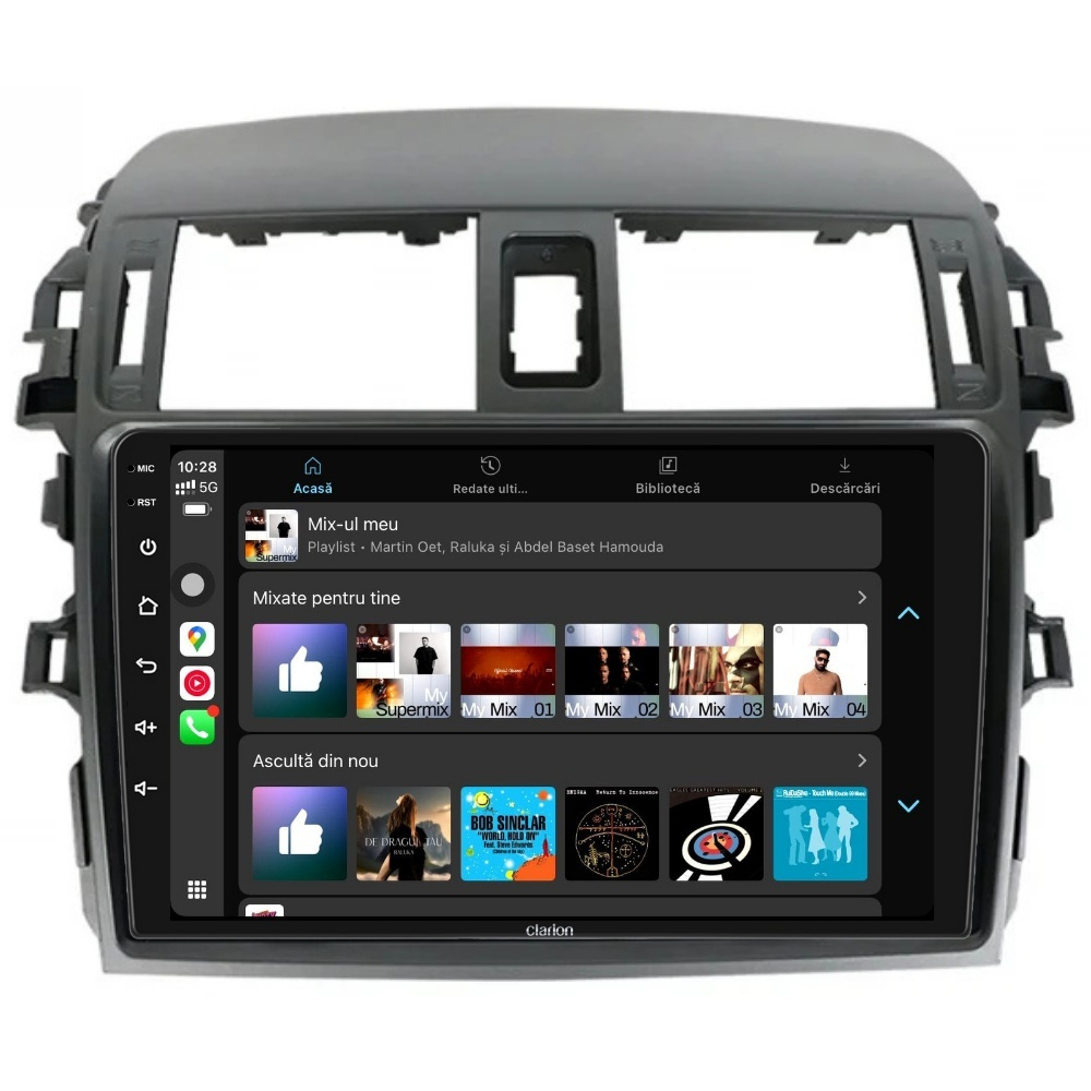 Navigatie CLARION Toyota Corolla E15 2007-2013 9 inch 2GB 32GB 8 CORE [4]