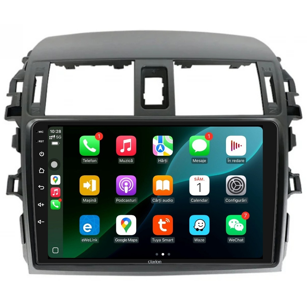 Navigatie CLARION Toyota Corolla E15 2007-2013 9 inch 4GB 64GB 4 CORE [3]