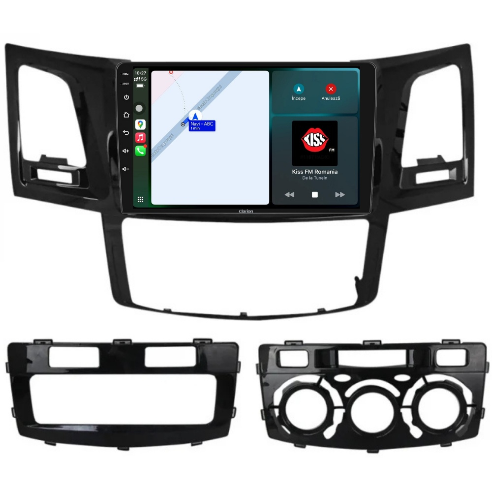 Navigatie CLARION Toyota Hilux 2005-2015 9 inch 2GB 32GB 4 CORE [2]