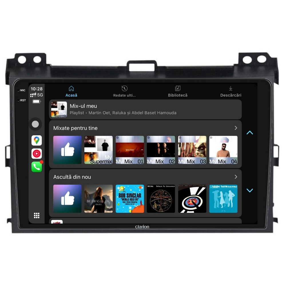 Navigatie CLARION Toyota Land Cruser Prado J12 2002-2010 2K 4GB 64GB 8 CORE [4]