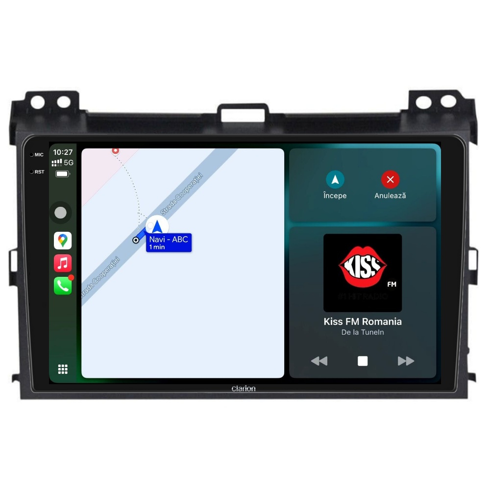Navigatie CLARION Toyota Land Cruser Prado J12 2002-2010 2K 4GB 64GB 8 CORE [2]
