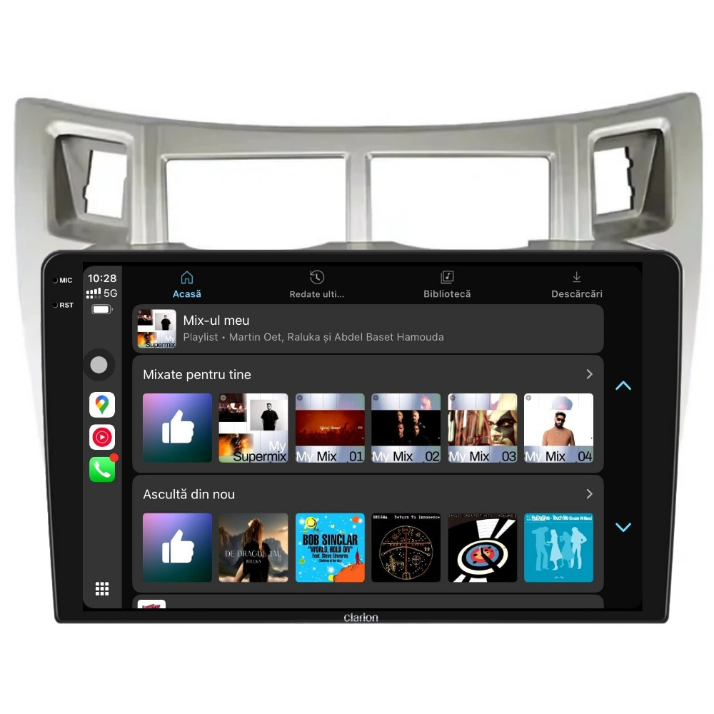 Navigatie CLARION Toyota Yaris P9 2005-2015 2K 8GB 256GB 8 CORE [4]