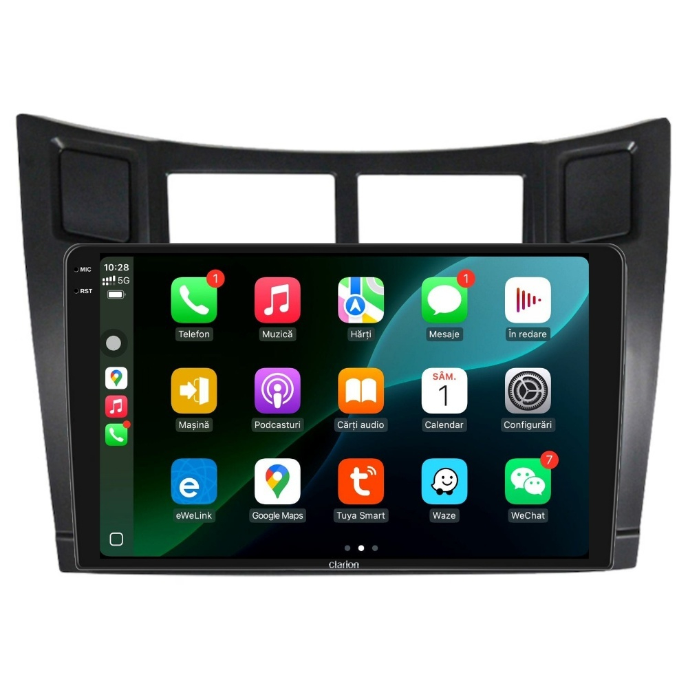 Navigatie CLARION Toyota Yaris P9 2005-2015 2K 8GB 256GB 8 CORE [3]