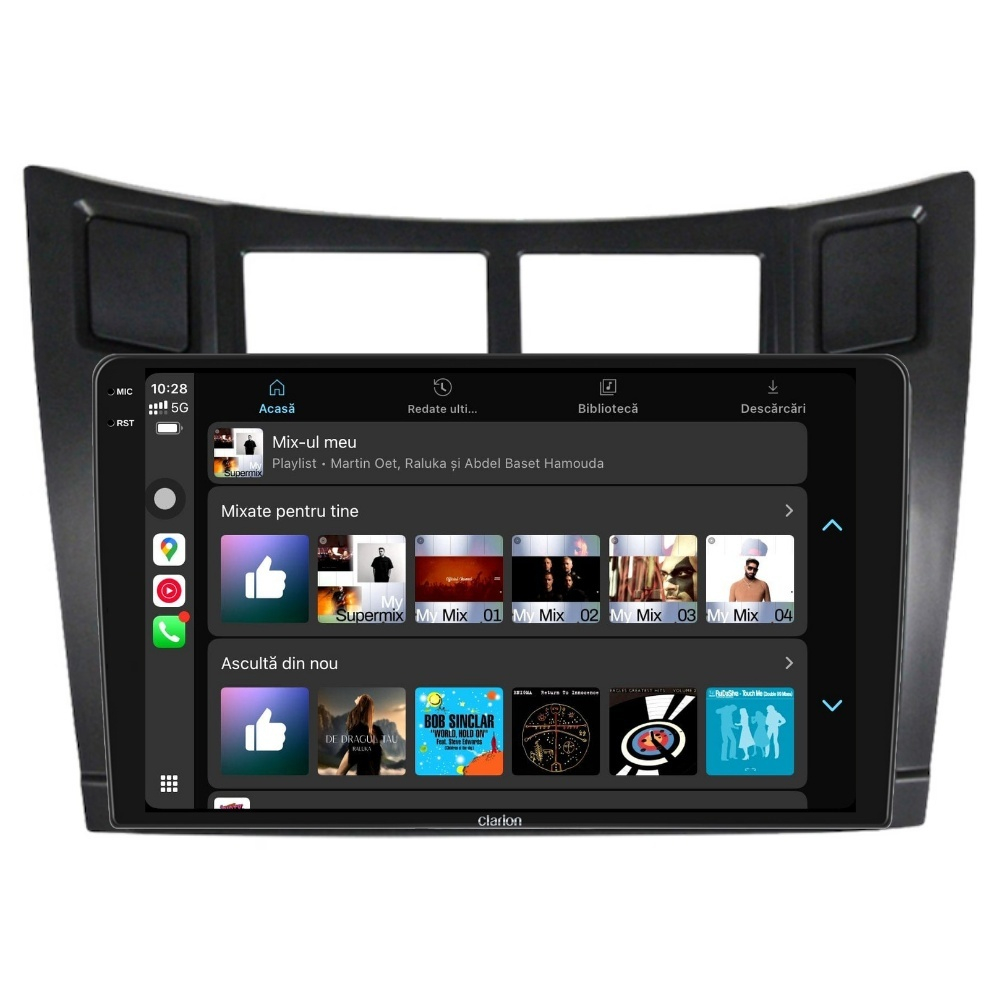 Navigatie CLARION Toyota Yaris P9 2005-2015 2K 8GB 256GB 8 CORE [4]