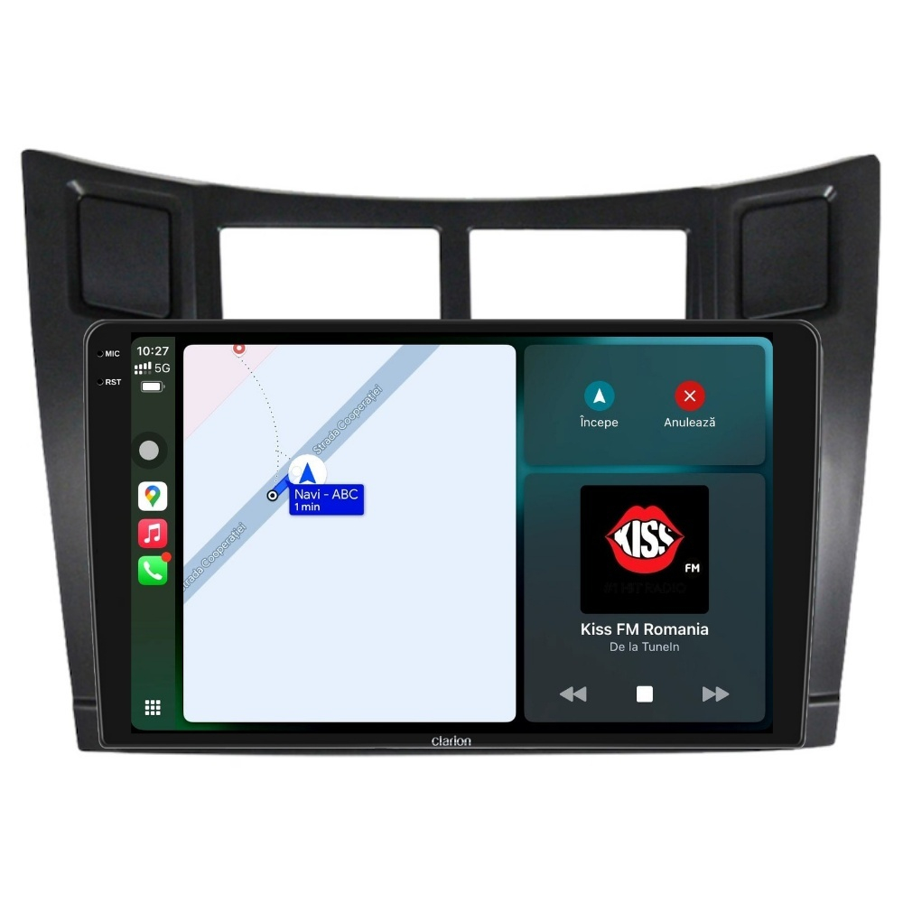 Navigatie CLARION Toyota Yaris P9 2005-2015 2K 8GB 256GB 8 CORE [2]